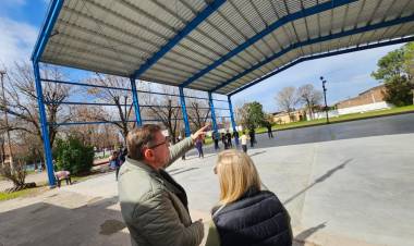 INICIARÁN NUEVA GESTIÓN PARA CERRAR TOTALMENTE EL TINGLADO DEL PLAYÓN DEPORTIVO DEL C.E.F. SAN JUSTO.