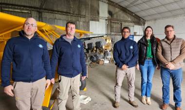 PARA RESTAURAR EL AVIÓN DEL AERO CLUB DE GOBERNADOR CRESPO.