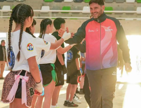 Juegos Suramericanos: Pullaro inauguró en Rafaela dos nuevos escenarios que cambian el mapa deportivo de la ciudad y la región