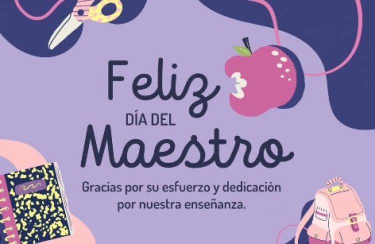  Hoy se celebra el Día del Maestro 