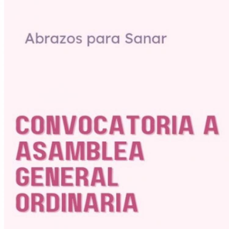SAN JUSTO ABRAZOS PARA SANAR REALIZARA SU ASAMBLEA ORDINARIA