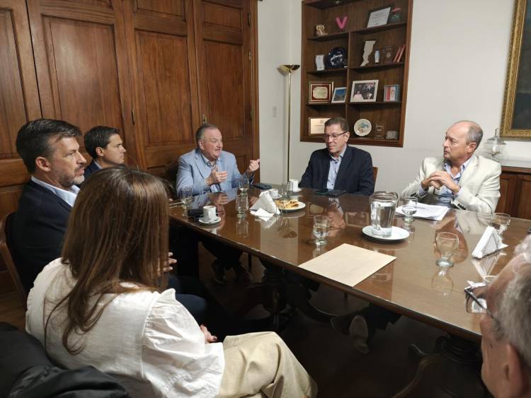 BORLA FOMRÓ PARTE DE UNA REUNIÓN EN EL SENADO POR DESARROLLO E INVERSIONES EN TELECOMUNICACIONES Y TIC.