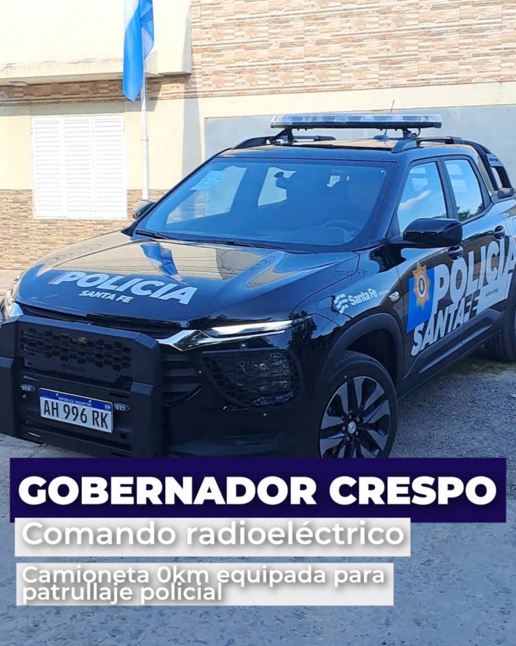 Rodrigo Borla//NUEVAS CAMIONETAS PARA FORTALECER EL PATRULLAJE EN EL DEPARTAMENTO 