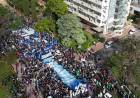 HISTÓRICA MARCHA DE AMSAFE CON 90 PORCIENTO DE ADHESIÓN AL PARO