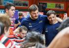 Los Pumas visitaron la sede de Cilsa, en la previa al histórico partido en Santa Fe ante Australia