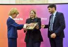 El gobernador otorgó un reconocimiento a la trayectoria de la jueza María Angélica Gastaldi