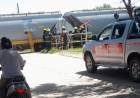San Justo//UNA MOTOCICLISTA RESULTÓ HERIDA TRAS SER EMBESTIDA POR UN TREN EN ALEM Y VÍAS
