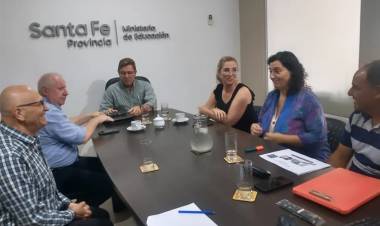 Rodrigo Borla//GESTIONES ANTE EL MINISTERIO DE EDUCACIÓN.