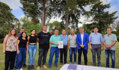 Rodrigo Borla//BUENAS NOTICIAS PARA EL DEPARTAMENTO SAN JUSTO