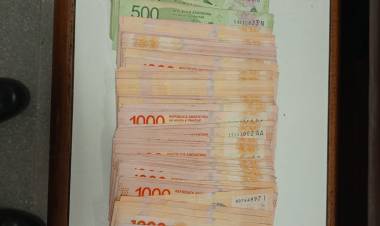 RELACIONES POLICIALES U.R. XVI//SE RECUPERÓ DINERO SUSTRAÍDO EN LOCAL COMERCIAL