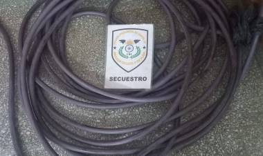 Robó los cables del Puente Colgante y terminó detenido