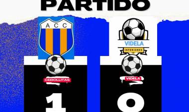 En el partido de la 7ma categoría, el Polideportivo Videla perdió 0-1 contra Cebollitas. 