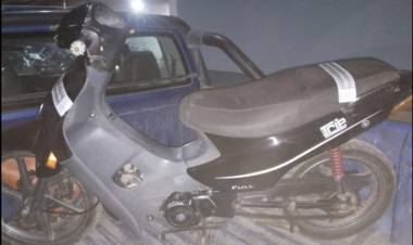 San Justo//Retención de motovehículo