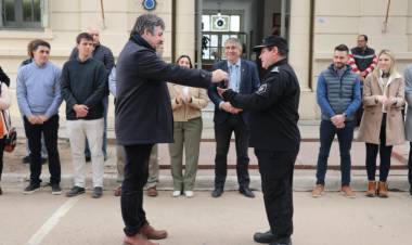 San Javier: Provincia entregó 5 patrulleros e inauguró una torre Tetra