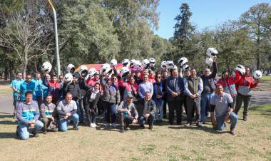  Seguridad Vial: Santa Fe fue sede de la primera capacitación de conducción segura de motos