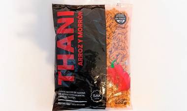 La Assal emitió un alerta alimentaria sobre fideos secos de harina de arroz con morrón libre de gluten de la marca Thani
