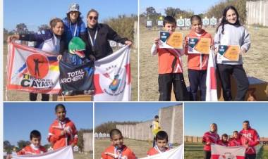 La participación en Rosario de los arqueros de Tiro Federal de San Justo fue muy destacable
