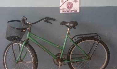San Justo//Se recupera una bicicleta en Barrio Reyes 