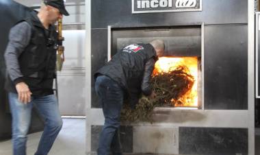 Provincia quemó más de 40 kilos de marihuana y cocaína en la ciudad de Santa Fe