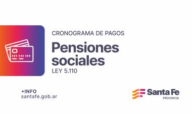 Provincia informó el cronograma de pago de las pensiones sociales