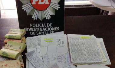 Contra el juego clandestino: allanamientos positivos en Cañada de Gómez por una denuncia de Lotería de Santa Fe
