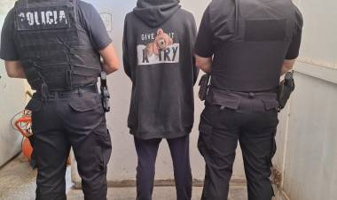 San Justo//Allanamiento y aprehensión de un sujeto por amenazas telefónicas