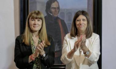 Provincia recibió la obra “Retrato del Brigadier General Estanislao López” del artista Enrique Estrada Bello