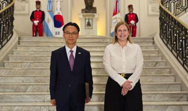 Scaglia recibió al embajador de Corea del Sur