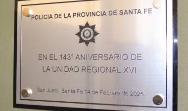 143° ANIVERSARIO DE LA U.R. XVI SAN JUSTO