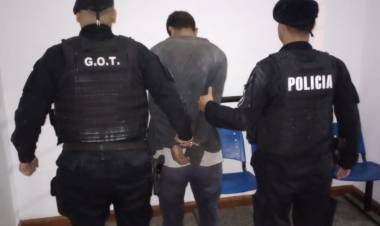 San Justo//PERSONAL DE COMANDO RADIOELÉCTRICO APREHENDIÓ A UN SUJETO, TRAS  REALIZAR DIVERSAS INTERVENCIONES 