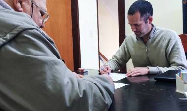 Videla//COMIENZA LA OBRA DE ENERGÍA ELÉCTRICA