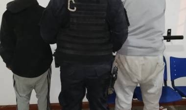 San Justo//Dos Aprehendidos y elementos secuestrados