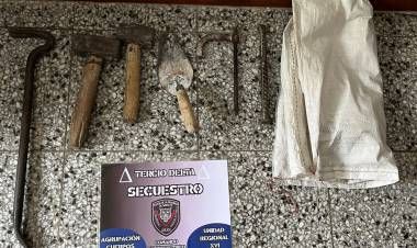 PERSONAL DEL COMANDO RADIOELÉCTRICO APREHENDIÓ A UN SUJETO POR SUSTRAER ELEMENTOS DE UNA OBRA EN CONSTRUCCIÓN