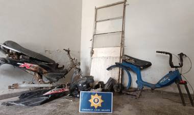 APREHENSIONES – SECUESTRO DE UN VEHÍCULO, ARMA DE FUEGO Y  ARMAS BLANCAS EN COLONIA DOLORES 