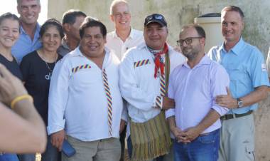 Otra obra histórica: la comunidad mocoví de Los Laureles por primera vez tendrá agua potable