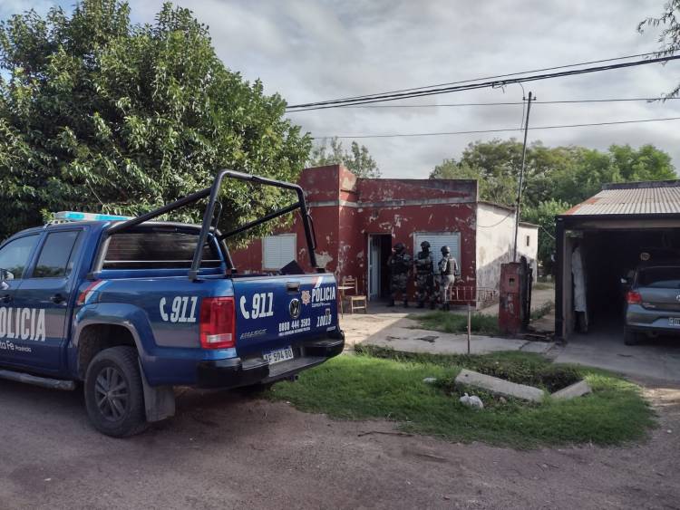  Allanamiento en Gobernador Crespo. Una persona detenida.