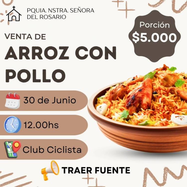 Parroquia Nuestra Señora del Rosario Videla//Nuevo Beneficio-Reservá tu porción 