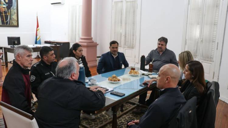 El ministro de Seguridad recorrió el Norte de la Provincia