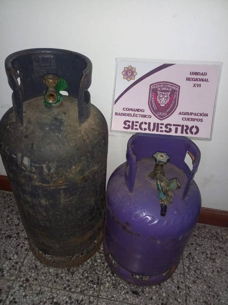 San Justo// Recuperan dos garrafas sustraídas