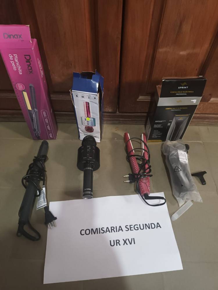 Recuperaron elementos sustraídos de un local comercial en Barrio Reyes