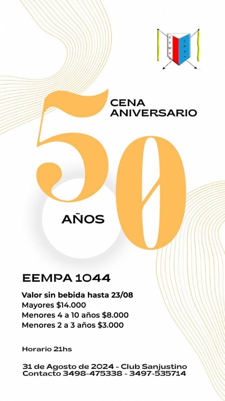 50 años cumple la EEMPA de San Justo