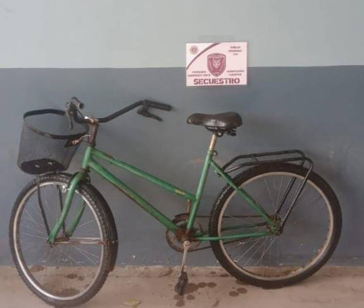 San Justo//Se recupera una bicicleta en Barrio Reyes 