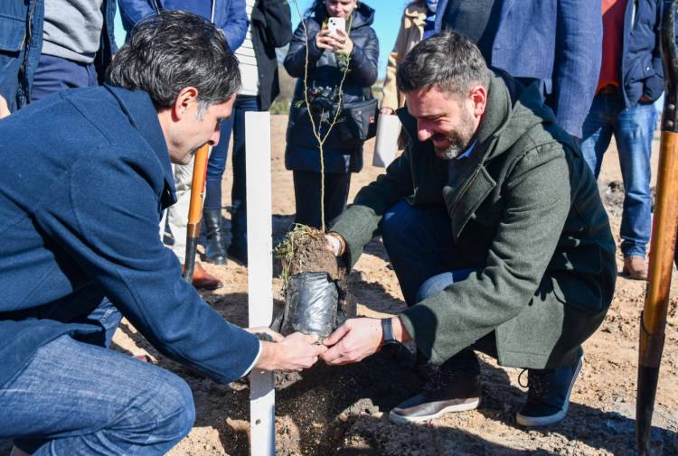 Se plantaron más de 800 árboles nativos para recomponer un ex basural en San José del Rincón