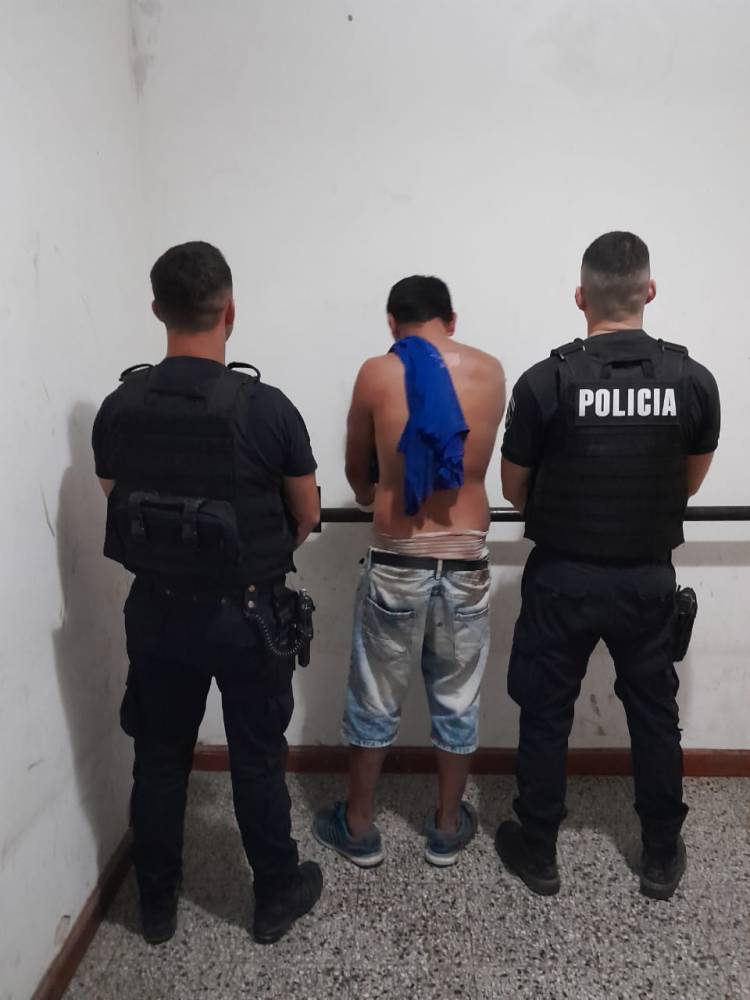 San Justo//Un sujeto aprehendido por no respetar un mandato judicial
