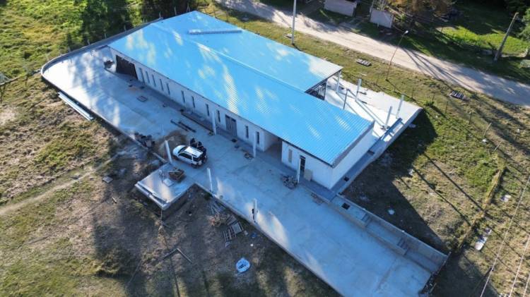 El nuevo Centro de Salud que construye la Provincia en Arroyo Leyes ya supera el 50 por ciento de avance