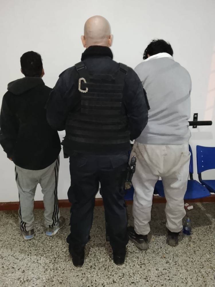 San Justo//Dos Aprehendidos y elementos secuestrados