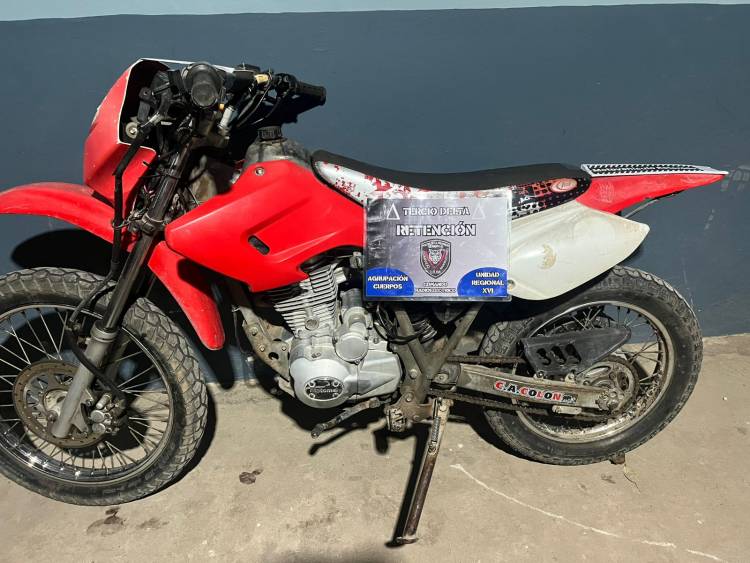 San Justo//Retención de motovehículo