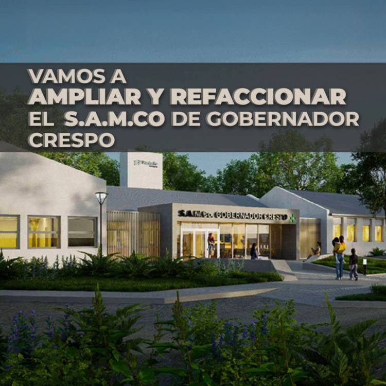 Rodrigo Borla//ASÍ VA A  QUEDAR EL HOSPITAL DE CRESPO