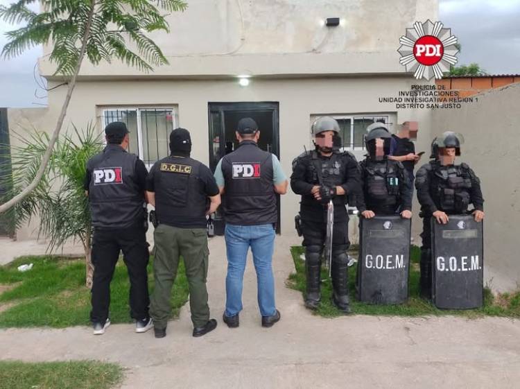 LA PDI DETUVO EN  CÓRDOBA A UN HOMBRE INVOLUCRADO EN UN ROBO EN SAN JUSTO