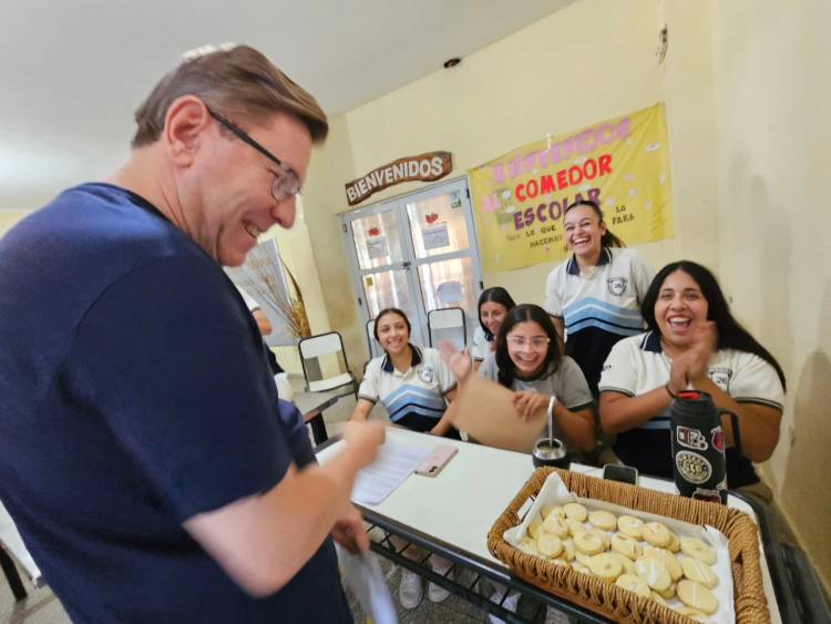 Rodrigo Borla//Una linda mañana con los chicos de la Escuela Agrotécnica de San Justo. 